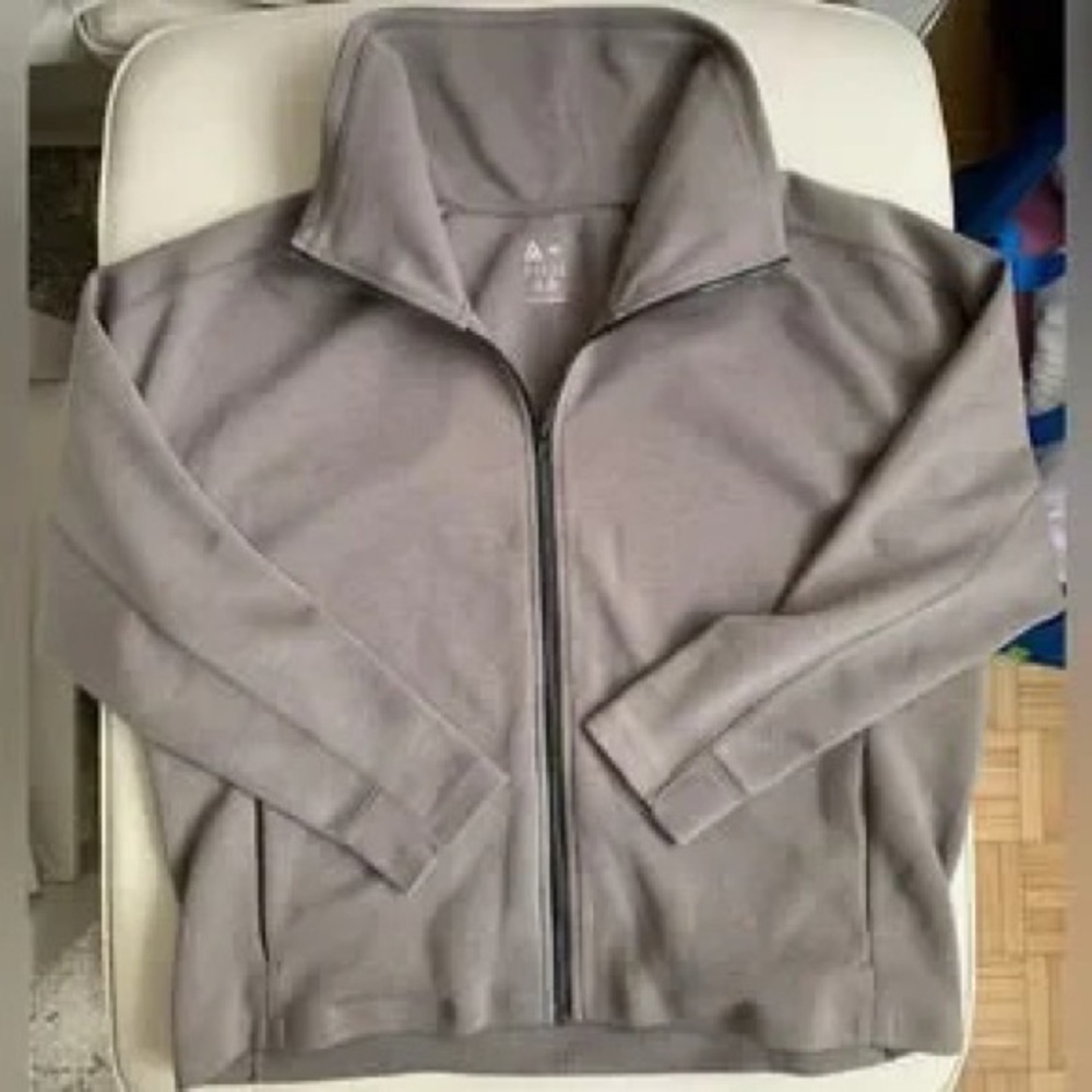 Gray Full-Zip Jacket - image 1